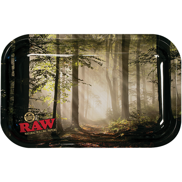 RAW Metal Rolling Tray Forest Small 27,5 x 17,5 cm 