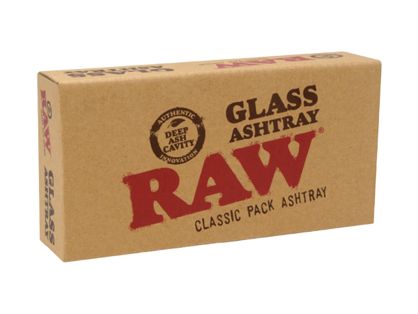 RAW Classic Pack Glass Ashtray Box