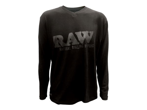RAW-long-sleeve-t-black-logo